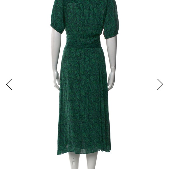 ba&sh Green Midi Dress - Picture 10 of 12